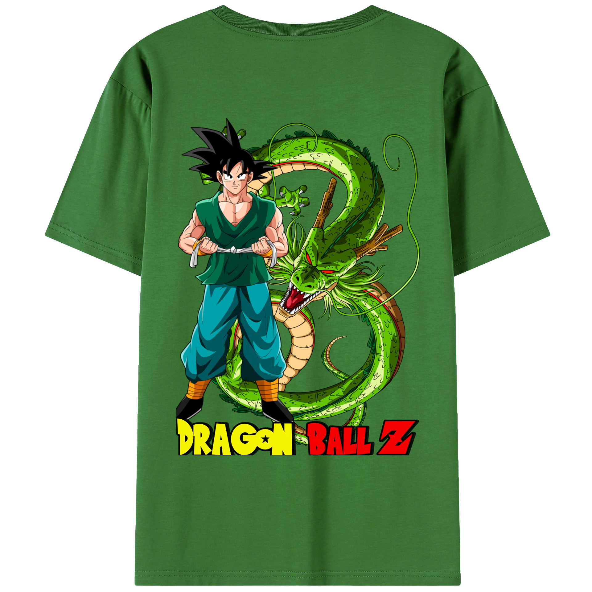 （画像用） ドラゴンボール 孫悟空（そん ごくう）Son Goku カカロット DRAGON BALL Kakarotto レディース半袖Tシャツ(バックプリント)